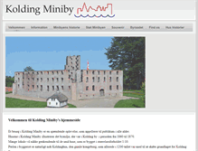 Tablet Screenshot of koldingminiby.dk